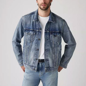 Winter Warm Regular Length <b>Denim</b> <b>Jackets</b> <b>For</b> <b>Men</b> / Custom Collar Design <b>Men</b> Fashionable <b>Denim</b> <b>Jackets</b> - Product Image 1