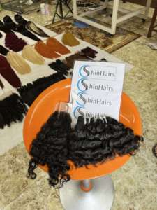 Mechones rizados birmanos, cabello humano sin procesar 100%, cabello nublado vietnamita de alta calidad, grado 12A, 100% - Product Image 6