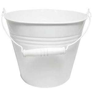 Vente en gros de seau en métal avec poignée en fer de couleur rouge pour décoration de jardin jardinière de fleurs seau multi-utilisable - Product Image 6