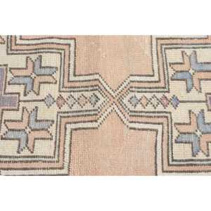 Alfombra de 3.7x7.7 pies, Alfombra Turca Vintage, Alfombra de Lana Azul - Product Image 5