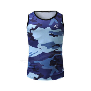 Camiseta sin mangas de algodón 100% poliéster y de alta calidad para hombre, ropa de gimnasio con logotipo personalizable, decoración informal con agujeros, camiseta de entrenamiento de talla grande - Product Image 3