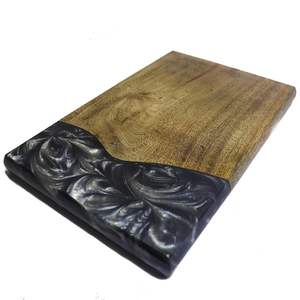 Planche à découper polyvalente en bois avec poignée pour la cuisine à domicile - Product Image 4