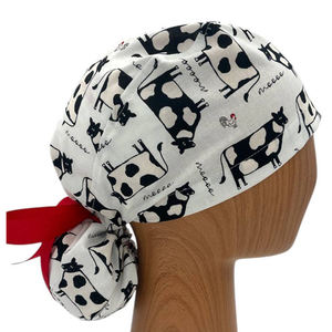 Gorros de Enfermería con Estampado Personalizado, Color Sólido, Forro de Satén, Modernos y Encantadores, Gorros de Enfermería con Estampado de Dibujos Animados para Mujer - Product Image 6