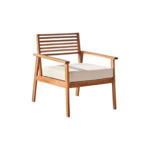 SILLA PATIO ACENTO MADERA TECA - Product Image 1