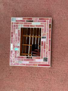 Silver <b>mosaic</b> <b>mirror</b>,round <b>mosaic</b> <b>mirror</b> - Product Image 4