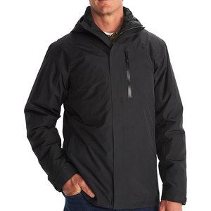 Custom Logo Men's <b>Lightweight</b> Windbreaker Vintage Style Waterproof Softshell <b>Jacket</b> Stand Zipper <b>Denim</b> for Outdoor Winter Use - Product Image 1