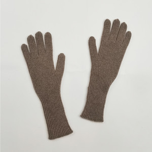 Prenda entera para mujer sin costuras 100% Cachemira acanalado hasta el codo guantes multifunción Detección de aguja para viajes de invierno diarios - Product Image 4