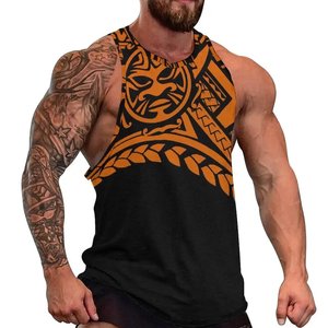 Débardeur d'été pour homme, décontracté, respirant, en coton écologique, de haute qualité, extensible, logo et couleurs personnalisés, grande taille - Product Image 4