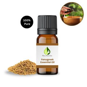 Factory-Sold Natures Natural India 100% Pure Natural Cold-Pressed <b>Fenugreek</b> Seed <b>Oil</b> Reliable Essential <b>Oil</b> for Dark Circles - Product Image 1