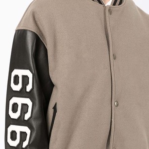 แจ็กเก็ตแฟชั่นบอมเบอร์เสื้อเบสบอลสำหรับผู้ชายขนาดพลัสไซส์พิมพ์ลายดิจิทัล - Product Image 5