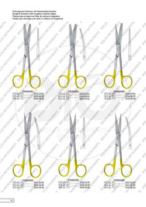 Tijeras estándar de operación quirúrgica Baby Metzenbaum rectas de 14,5 cm con borde de corte de carburo de tungsteno Acero inoxidable alemán - Product Image 2