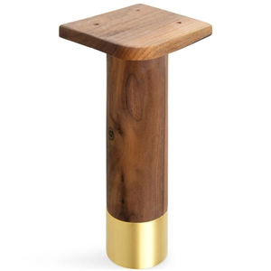 Patas redondas elegantes y elegantes para muebles de madera maciza, pies de repuesto resistentes para sofá y taller para aplicaciones en la sala de estar - Product Image 2