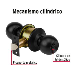 Blocco a 3 manopola, nero, quadrante, bagno, HERMEX - Product Image 6