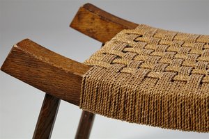 Tabourets décoratifs en bois de Jute, nouveaux meubles de décoration de maison, tabourets de style moderne pour salon à vendre - Product Image 6