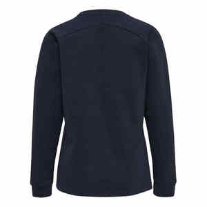 Ropa de mujer de diseño personalizado transpirable 100% sudaderas de algodón con mangas largas al por mayor colocación de logotipo frontal - Product Image 3