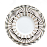Service de 100 assiettes de présentation en porcelaine fine noire de qualité supérieure, style européen simple et écologique, pour toutes les occasions