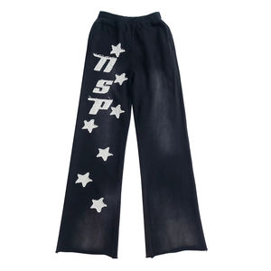 Pantalones Deportivos Bordados Desgastados para Hombre, Impresión Personalizada, Precio Económico y Superventas - Product Image 1