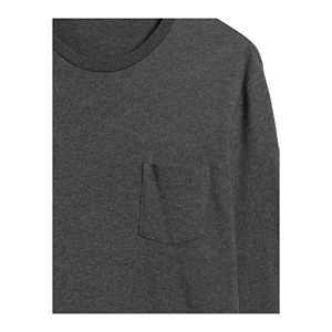 Camiseta informal, camiseta lisa negra, camisetas de manga larga personalizadas al por mayor para hombres, camisetas de manga larga - Product Image 6