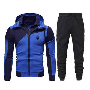 Conjunto Deportivo Informal con Capucha para Hombre, 100% Algodón, para Invierno, Transpirable, de Secado Rápido, Ligero, para Gimnasio, con Logotipo Personalizado OEM/ODM - Product Image 1