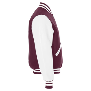 Veste universitaire unisexe de haute qualité à la vente chaude, faible MOQ, polyester/coton, col montant, logo frontal, séchage rapide, respirant, OEM personnalisé - Product Image 6