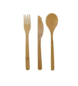 Ensemble de couverts de décoration de table au design classique cuillères couteau fourchette ensemble de couverts en bois de grande qualité - Product Image 1