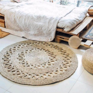 Natural Seagrass <b>Water</b> Hyacinth Mats From Vietnam Fiber Braided Woven Rug Carpet <b>for</b> Bedroom <b>Home</b> Resort Hotel Living Room Floor - Product Image 5