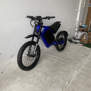 Vélo de montagne électrique puissant 2024 avec batterie intégrée 72V, moteur 5000W, cadre en alliage d'aluminium - Product Image 1