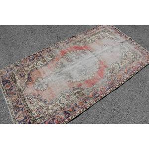 พรมขนแกะสีน้ำเงินสีแดงคลาสสิกสำหรับห้องนั่งเล่นทางเข้า3.6x6.7ฟุตสี่เหลี่ยมผืนผ้าลายปริศนาตัวเลขพรมยางลาเท็กซ์ - Product Image 2