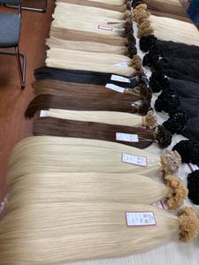 Vente en gros, Double épaisseur, 100% de kératine russe, matière première, pointe plate, extension de cheveux, 0.5 grammes, 1 brin - Product Image 5