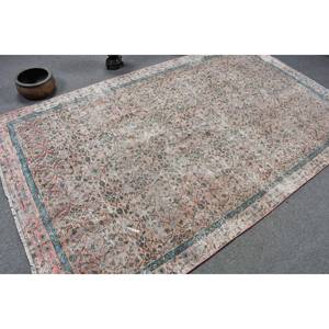 Alfombra clásica azul Rosa Alfombras turcas de 5,3x9 pies - Product Image 2