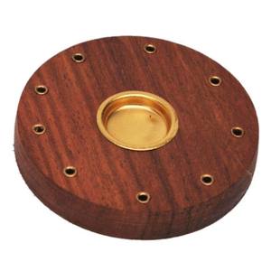 Indian Wooden <b>Incense</b> <b>Burner</b> Portable <b>Incense</b> <b>Cone</b> <b>Burner</b> Platter Shape Wooden <b>Incense</b> for Meditation From Tradnary Pvt Ltd - Product Image 3
