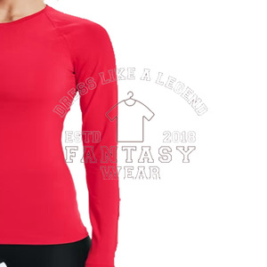 เสื้อออกกำลังกายผู้ชายแบบรัดรูป ระบายอากาศได้ดี คุณภาพสูง ทนทาน ยี่ห้อ FANTASY WEAR OEM พร้อมโลโก้สั่งทำ - Product Image 2