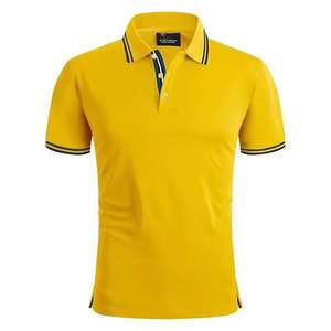 เสื้อโปโลแขนสั้นสำหรับผู้ชายและผู้หญิงผ้าฝ้าย100% พิมพ์ลายออกแบบได้ตามที่ต้องการมีทั้งหมด12สี - Product Image 1