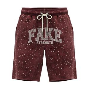 Pantalones cortos informales de invierno para hombre de alta calidad Diseño de cintura media Lavado ácido Secado rápido Ecológico 100% Algodón Moda personalizada Transpirable - Product Image 1