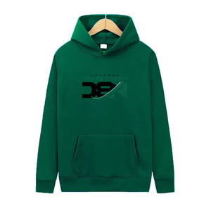 Alta calidad Heavy Fleece bordado Puff impreso Color liso Sudadera con capucha 600 GSM. - Product Image 5