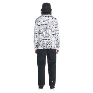 Chemise blanche à croquis graphique Teddy Fresh Chemise à imprimé artistique unique et tendance pour tenue décontractée et mode Street Style - Product Image 4