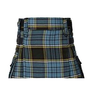 High Quality Custom <b>Men's</b> Scottish Utility Kilts Durable Style Highland Traditional Plaid <b>Skirts</b> Stainless Steel Material - Product Image 3