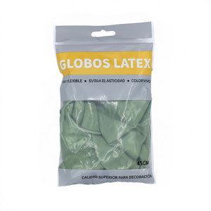 Palloncini in Lattice Decotex 45cm Verde Avocado, Confezione da 6 Pezzi per Decorazioni Festa - Product Image 2