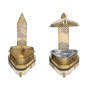 Juego de Recipientes para Calentar Alimentos con Recubrimiento PVD Dorado Premium, Calentador de Alimentos Comercial con Calor Ajustable para Restaurantes y Alquileres para Fiestas. - Product Image 4