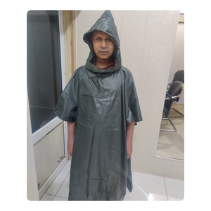 Ropa impermeable desechable de PVC duradero para adultos, reflectante para Poncho Protector de seguridad, impermeable, para trabajar al aire libre, reutilizable, para acampar - Product Image 4