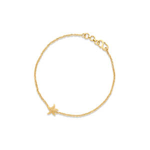 Pulsera Flexible de la Colección Sea Star Ocean con Diseño de Concha y Flor de Circonio - Product Image 3