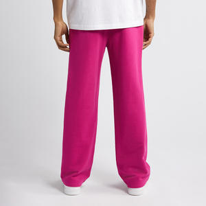 Service OEM en gros Pantalons de survêtement décontractés pour hommes en hiver - Écologique 100% coton Toile polaire Épaisseur Taille élastique Lacets - Product Image 4