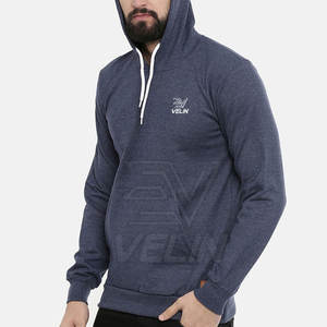 Men Plain <b>Fleece</b> <b>Hoodie</b> Basic Everyday Wear Men Pocket <b>Fleece</b> <b>Hoodie</b> Practical Design Pullover <b>Hoodies</b> - Product Image 2