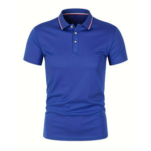 เสื้อโปโลกอล์ฟสไตล์ฮิปฮอปของผู้ชายเสื้อ2025สีเขียวแบบเรียบง่ายสไตล์สตรีทสั่งทำได้ตามต้องการ - Product Image 4