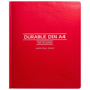Durable DIN <b>A4</b> Extra-Wide Red Hard Foil File <b>Folder</b> - Product Image 3