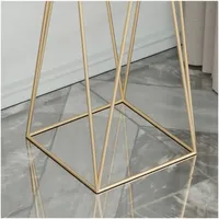 Pot de fleur décoratif artistique en fer chromé longues jambes conception minimaliste moderne taille personnalisable écologique légère