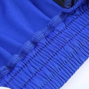 Pantalones cortos deportivos con logotipo personalizado para hombre, precio al por mayor, pantalones cortos de entrenamiento de gimnasio informales ligeros y elásticos hasta la rodilla - Product Image 5