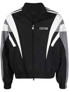 Conjunto Deportivo de Primavera para Hombre, Chaqueta con Cremallera y Pantalones, de Poliéster y Nailon, Transpirable, Corte Regular, Color Sólido - Product Image 2