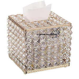 Caja de pañuelos de Metal hecha a mano de latón, forma cuadrada, servilletero de diseñador real, superventas, nuevo soporte de pañuelos de Metal de lujo - Product Image 5