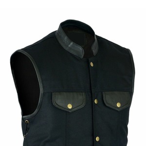Nouvelle arrivée de gilet d'hiver décontracté pour hommes réglable en cuir vêtements d'extérieur confortable respirant avec des options de couleur personnalisées à vendre - Product Image 3